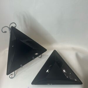 Waechterbach Plates Modern Rectangle Tapas Small Bites Appetizer Entree Set Of 2